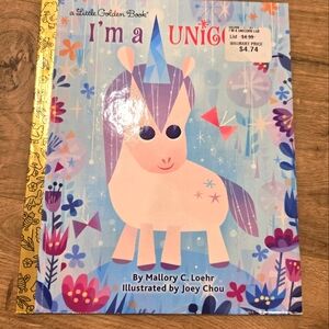 NWT I'm a Unicorn By Mallory C. Loehr Summer Reading Little‎ Golden Book